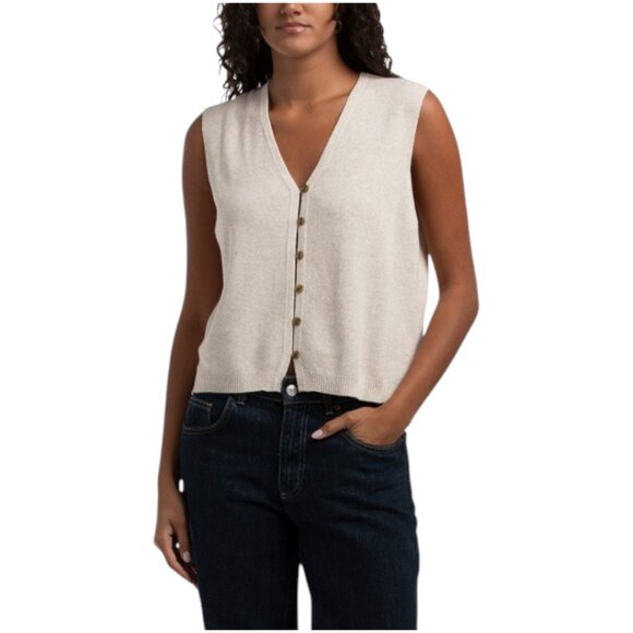 INDUSTRY Sweaters - INDUSTRY Cotton Blend Button Up Sweater Vest